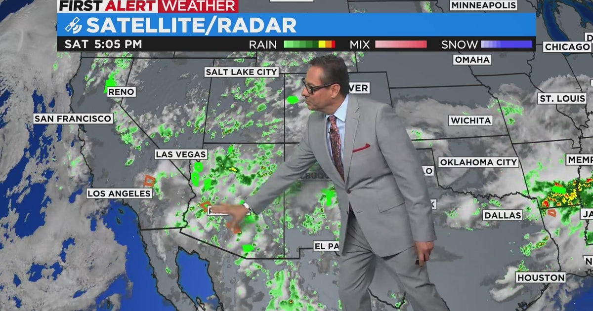 Better chances for thunderstorms on Sunday - CBS Colorado