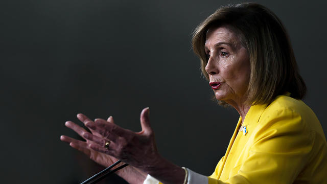 Speaker Pelosi Holds Her Weekly Press Conference On Capitol Hill 