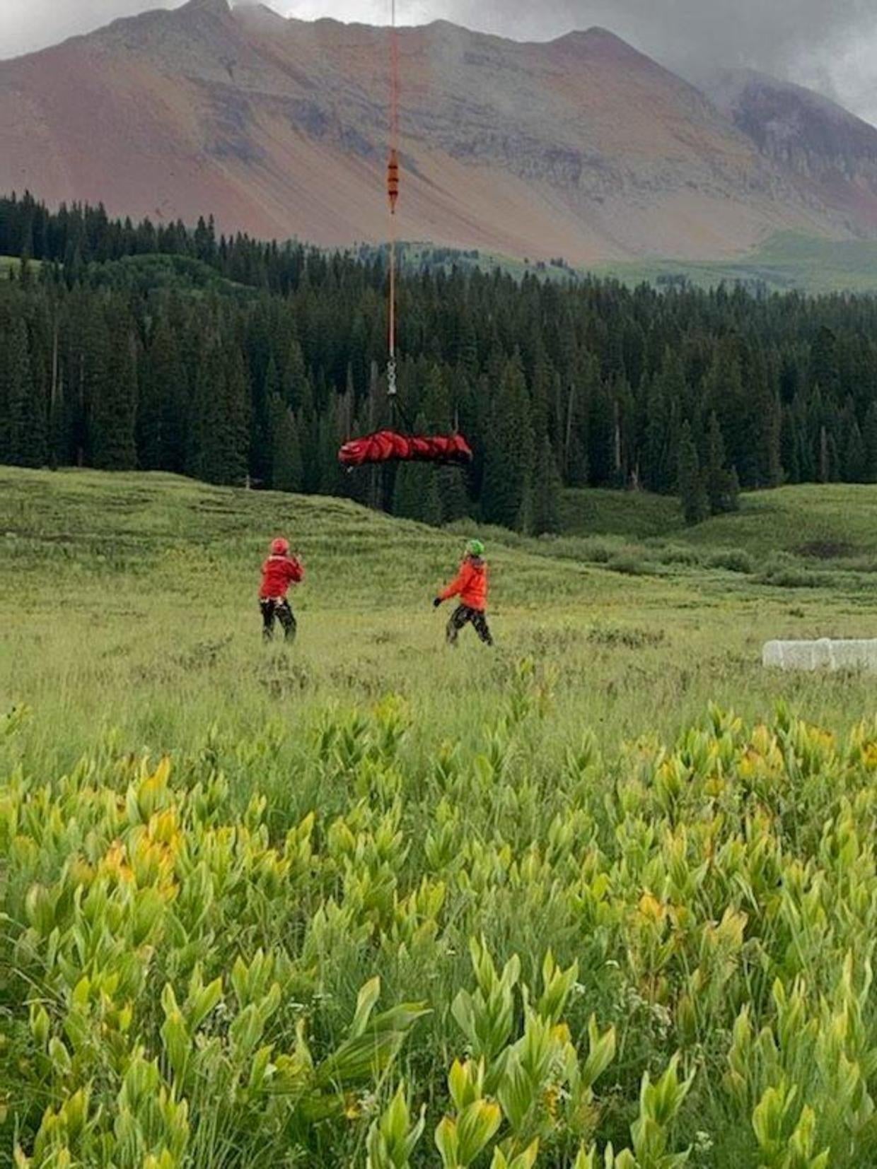 Injured hiker rescued from 14er in 'lucky' mission CBS Colorado