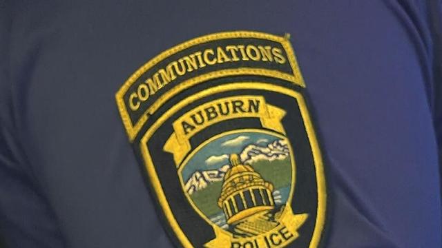 This is a photo of a Auburn Police officers patch. 