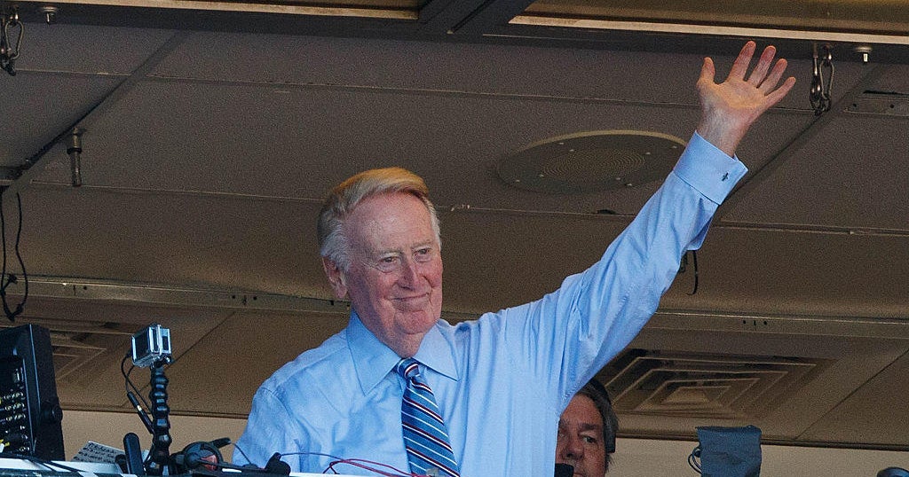 Vin Scully, Dodgers broadcaster for 67 years, dies at 94