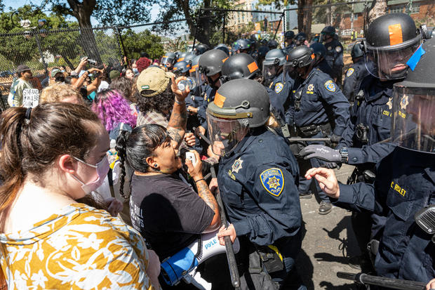 Protesters halt controversial UC Berkeley housing project after tense police standoff 