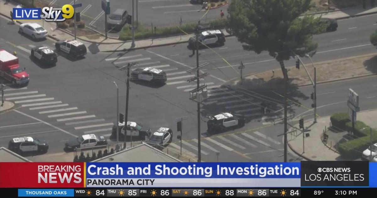 4 injured, 1 killed in crash, shooting in Panorama City - CBS Los Angeles