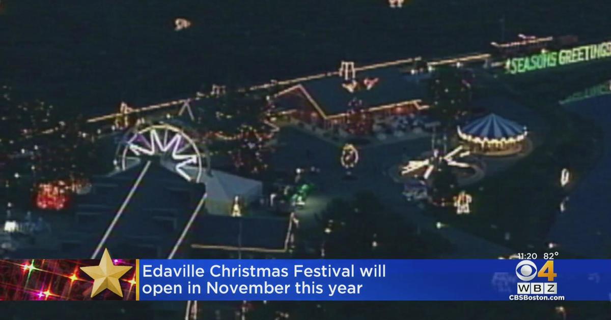 Edaville Christmas lights festival will open in November CBS Boston