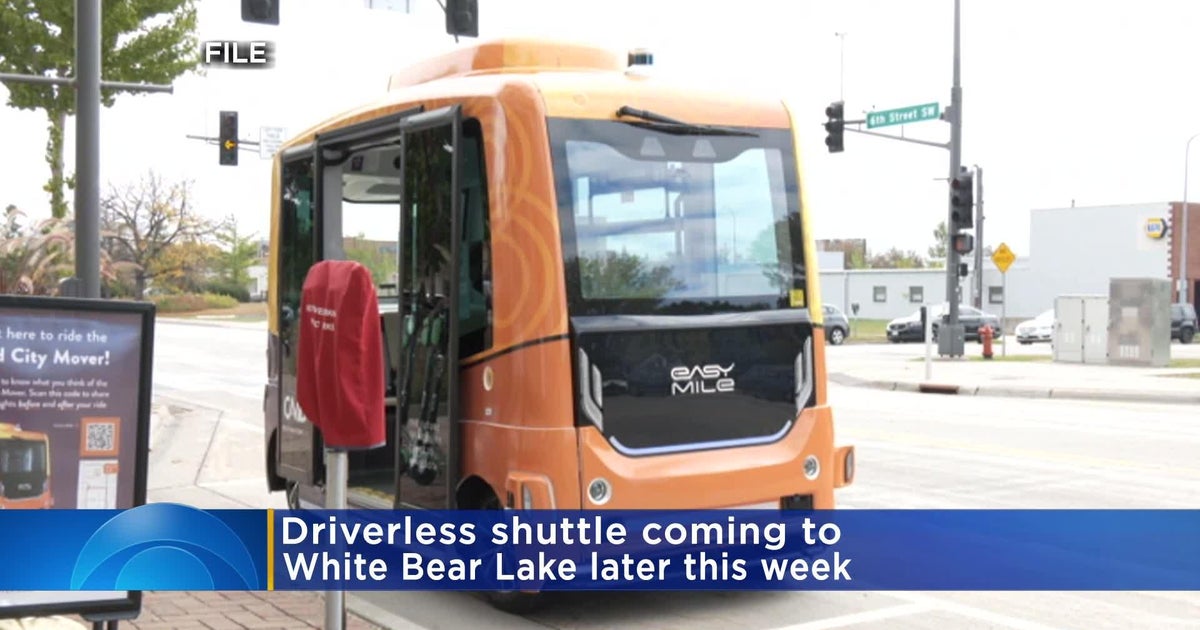 Q&A Driverless shuttle coming to White Bear Lake CBS Minnesota