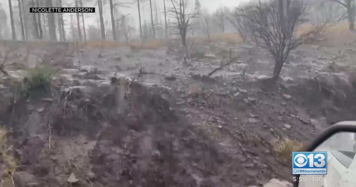 Flash flood emergency issued for Alpine County after rain fall on the burn scar