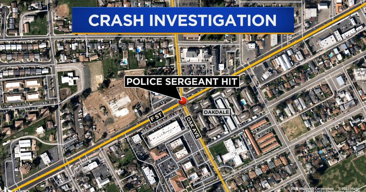 Police sergeant struck by car while doing traffic control in Oakdale