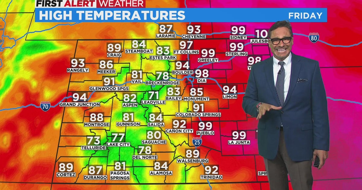 Summer sizzle before weekend change - CBS Colorado