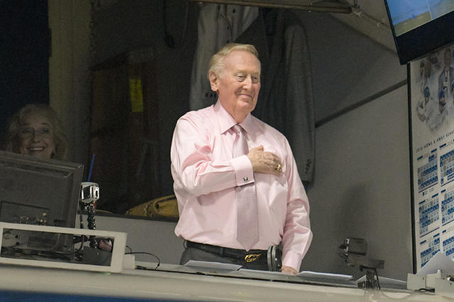 Vin Scully tribute set for Dodgers game Tuesday night - CBS Los Angeles