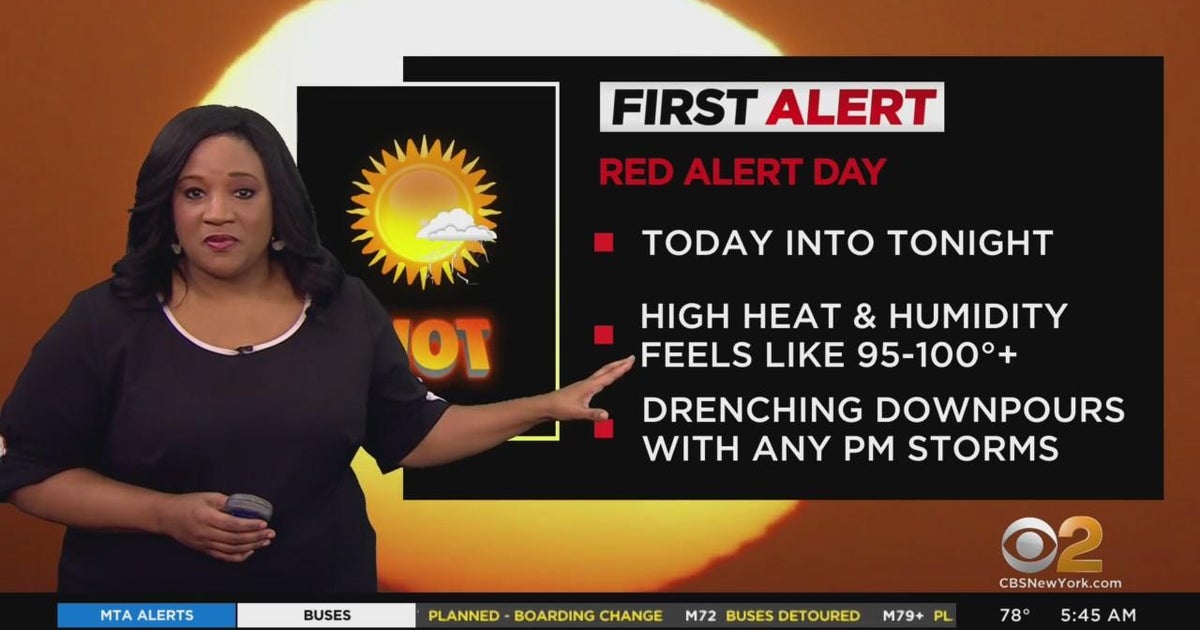 First Alert Weather: Another hot one - CBS New York