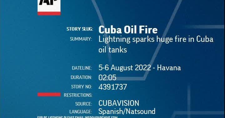 Dozens hurt, at least 17 missing in Cuba as oil tank fire rages on
