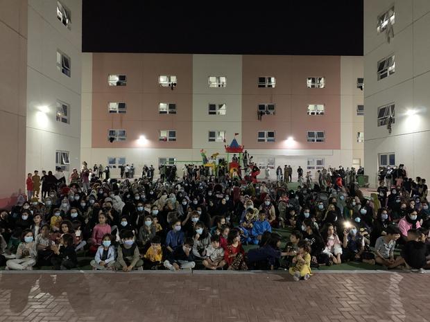 Rally In Abu Dhabi's Afghan Refugee Camp 
