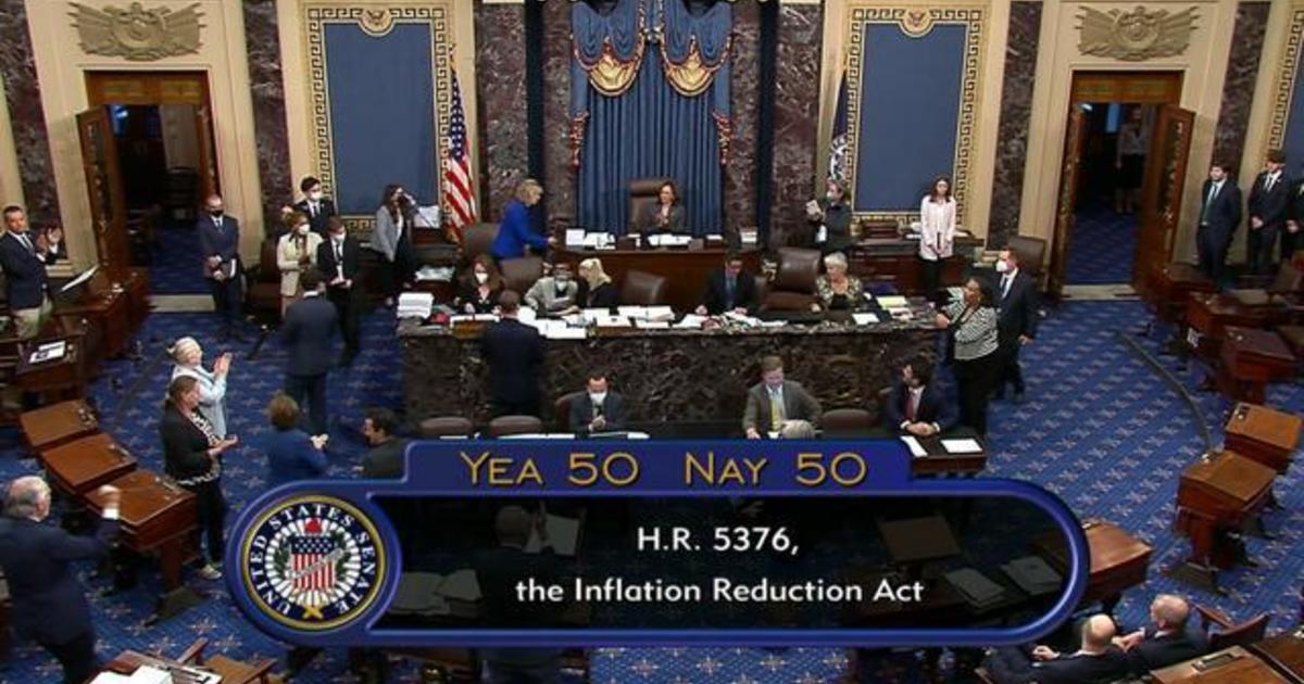 Senate passes climate, tax and health care package