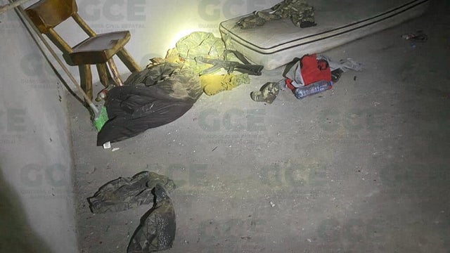 Aftermath of an operation in the municipality of Rayon 