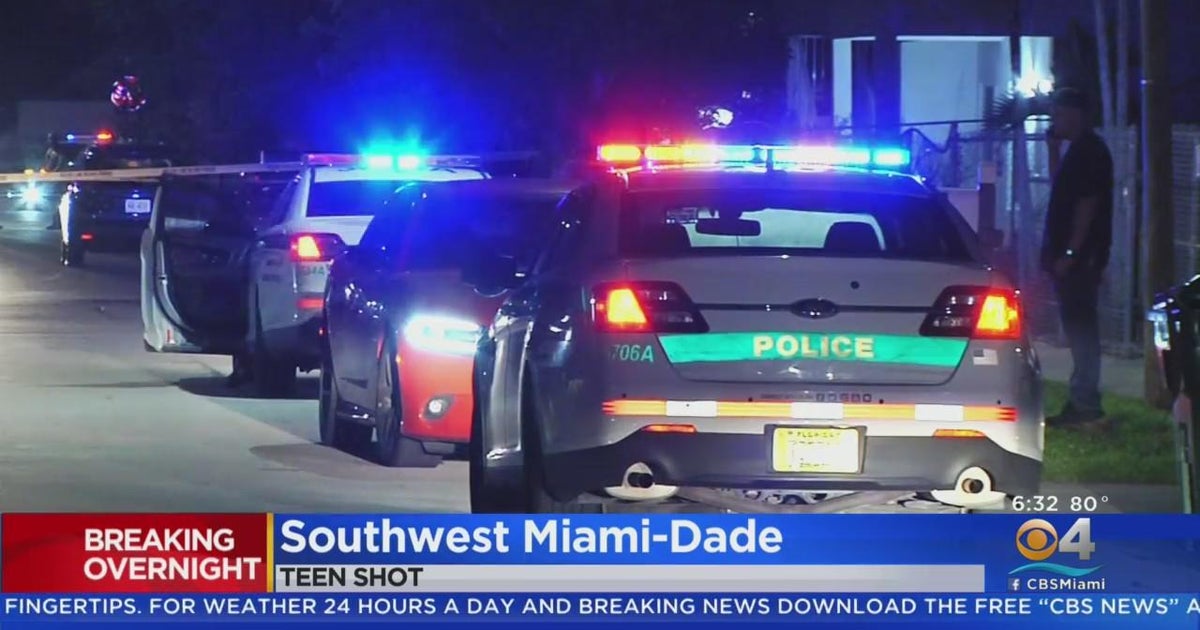 Teen shot in SW Miami-Dade