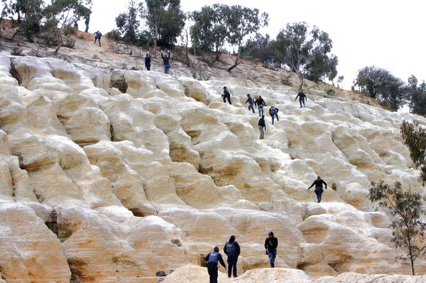 Police Arrest Illegal Miners In Krugersdorp In South Africa