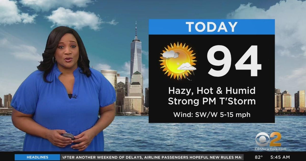 First Alert Weather: Tuesday scorcher - CBS New York