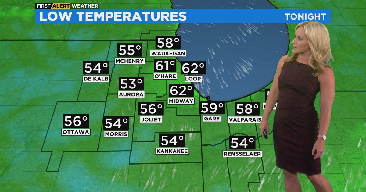 Chicago First Alert Weather: A little cooler - CBS Chicago