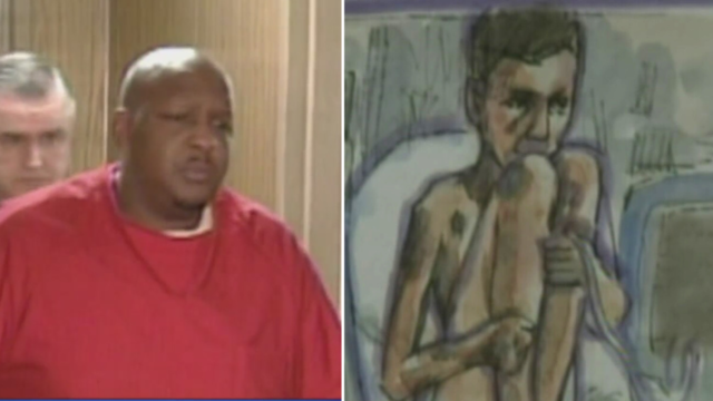 Tracy man convicted of torture Anthony Waiters and sketch of his victim 