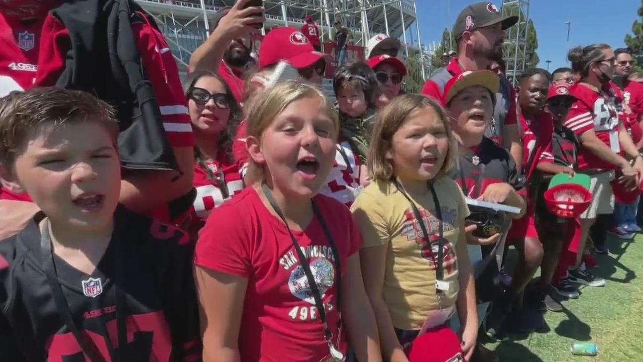 49er Faithful pack team's open training camp practices - CBS San