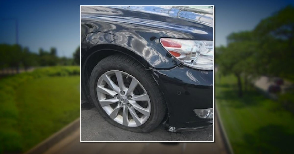 Woman says her car hit downed lamp post on DuSable Lake Shore Drive ...