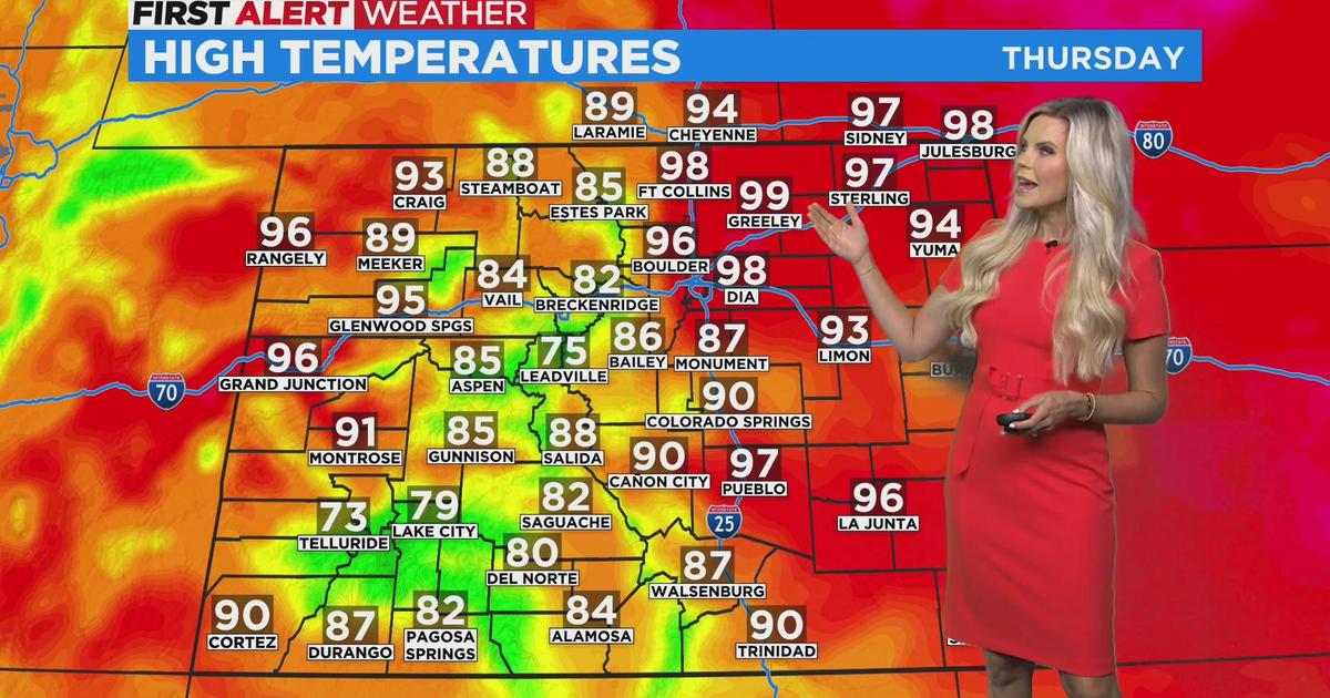 Potential For Record Breaking Heat Thursday - CBS Colorado