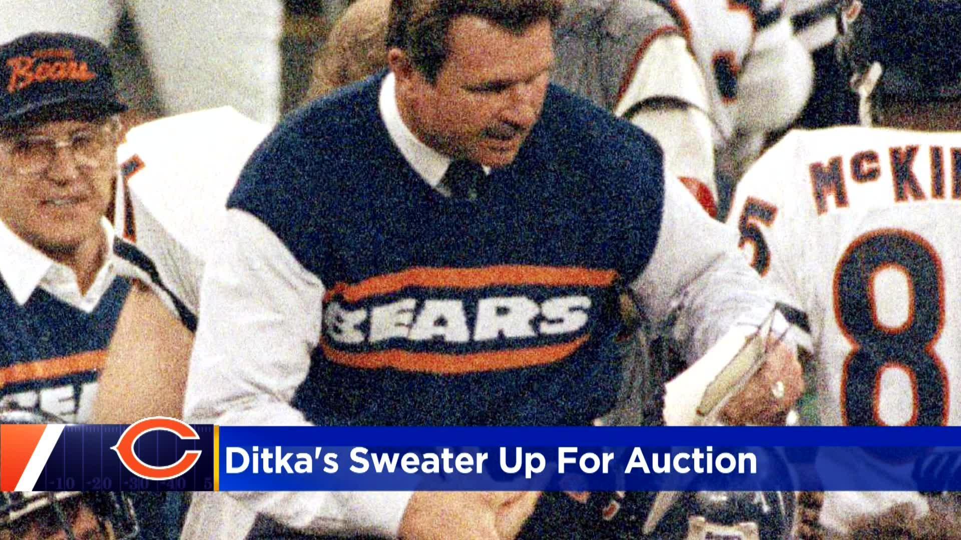 Mike Ditka's Super Bowl XX sweater vest removed from auction