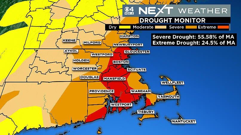 Nearly 25-percent of Massachusetts now officially in 'extreme drought ...