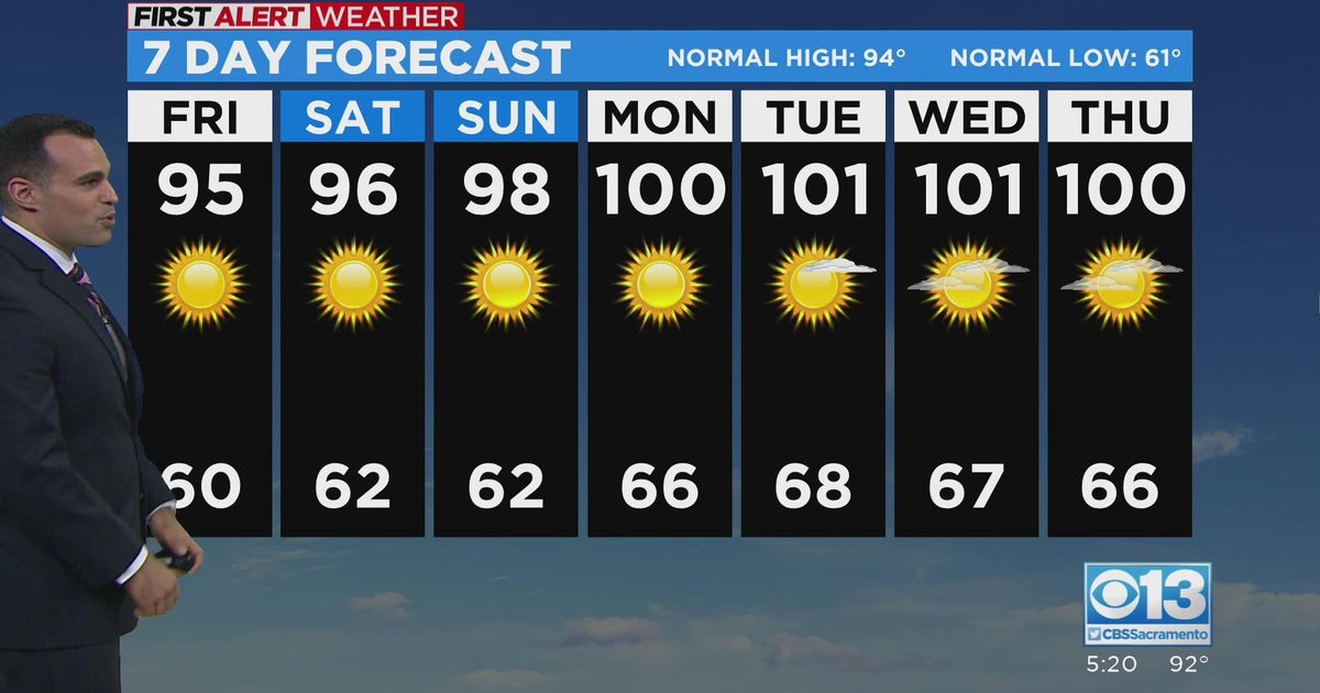 Sacramento Thursday evening weather forecast: Aug. 11, 2022