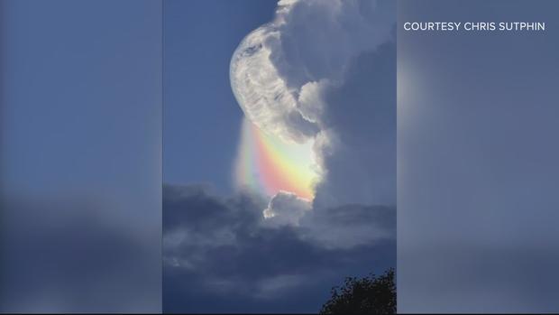 Rare "rainbow cloud" spotted over Virginia. What causes this weather phenomenon? 