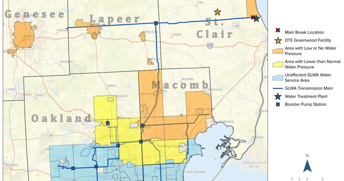 Boil water advisory still in effect for 133,000 Michigan residents following water main break