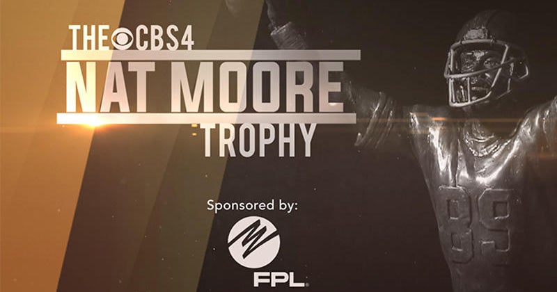 Nat Moore Trophy: CBS Information Miami announces 4 finalists for 2023 Nat Moore Trophy: CBS Information Miami announces 4 finalists for 2023