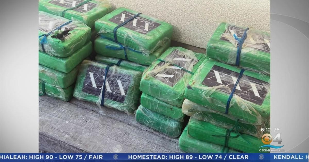 Drug bale found floating off Key West marina