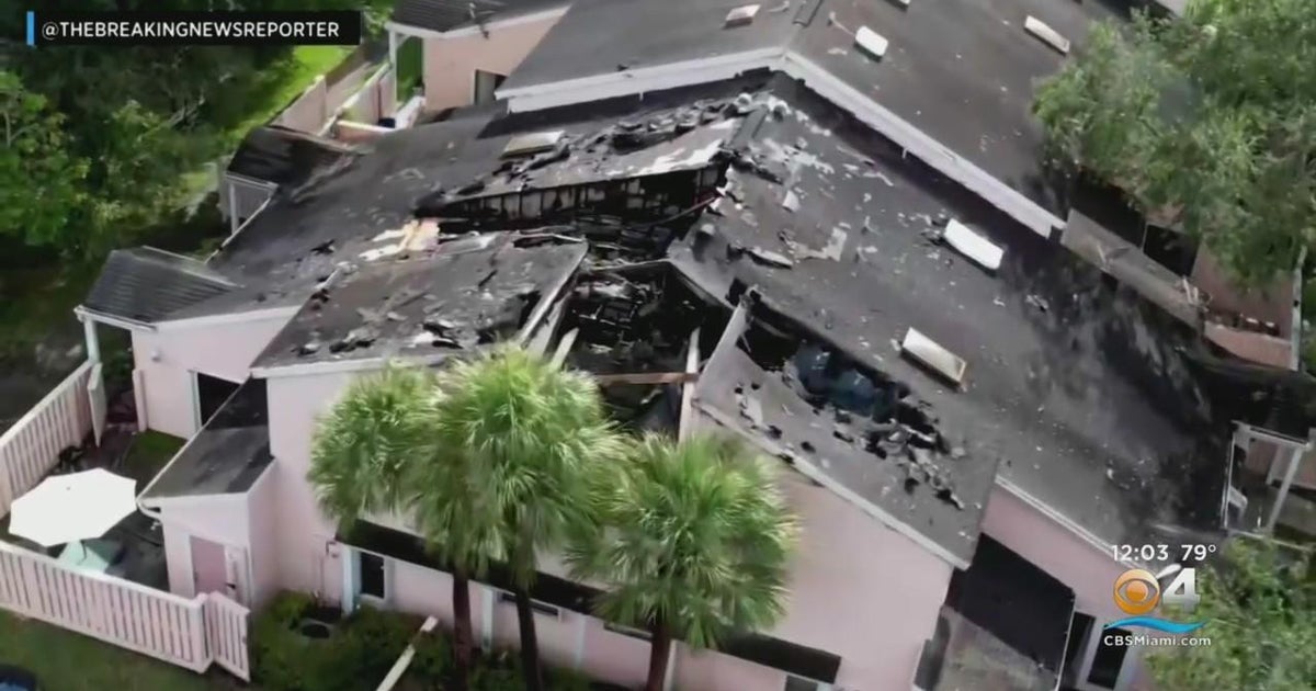 Lightning strike caused fire at North Lauderdale townhomes, residents need place to live