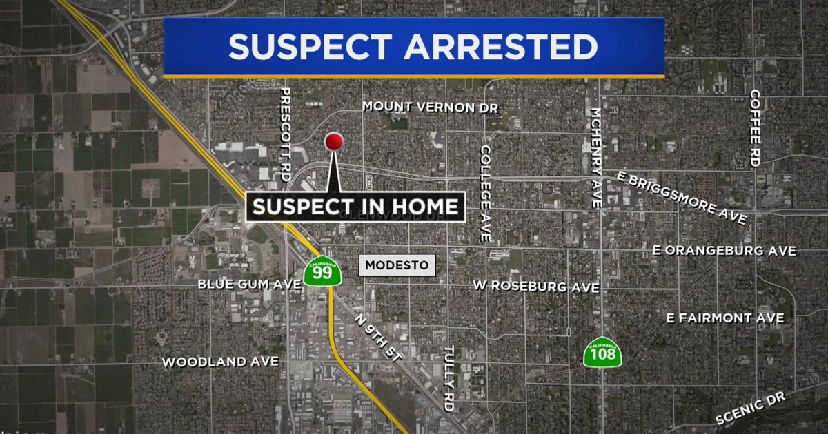 Suspect barricaded in Modesto home on Mavis Court surrenders peacefully