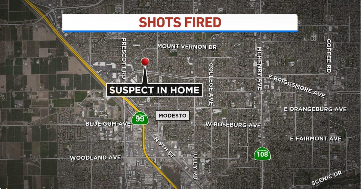 Shots fired, suspect barricaded in Modesto home