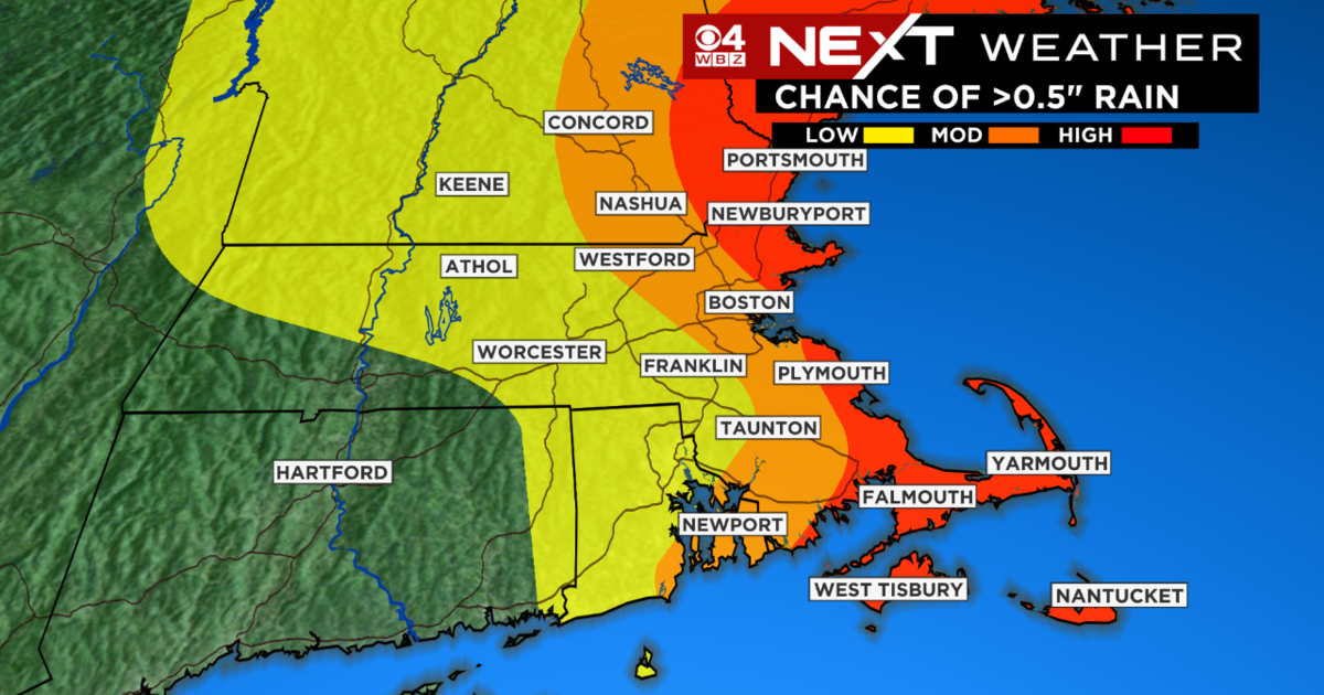 Rain coming Wednesday, but how much depends on path of coastal storm