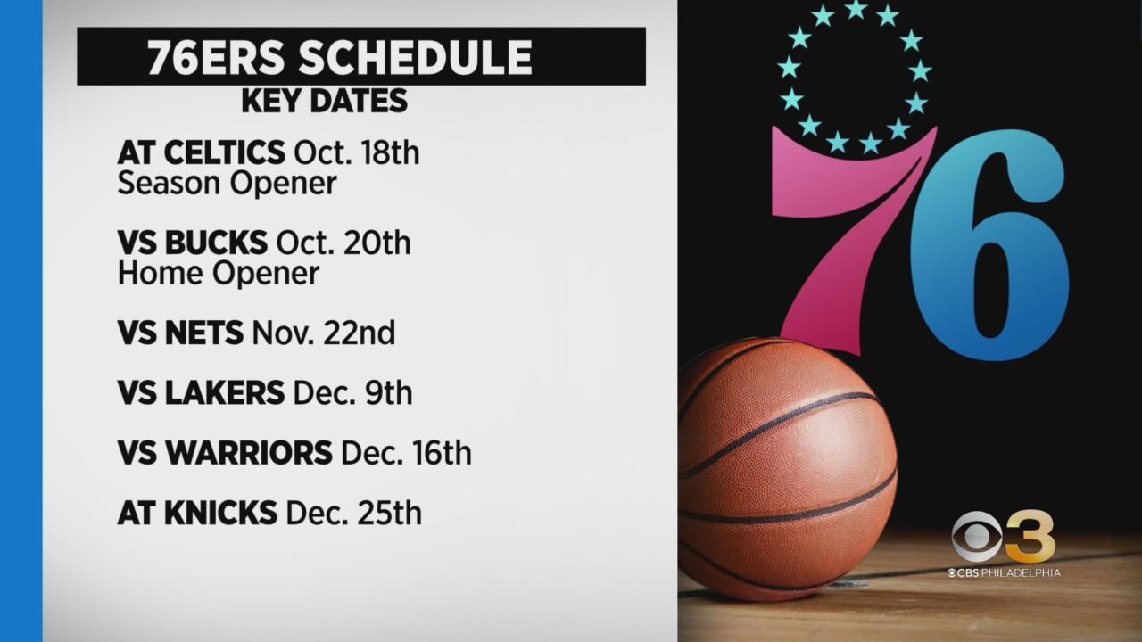 Our official 2021-22 NBA regular season schedule : r/sixers