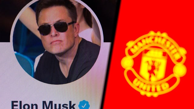 In this photo illustration, the Manchester United Football