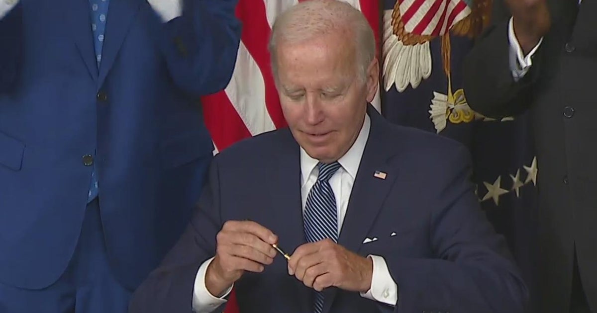 President Biden signs Inflation Reduction Act into law - CBS San Francisco