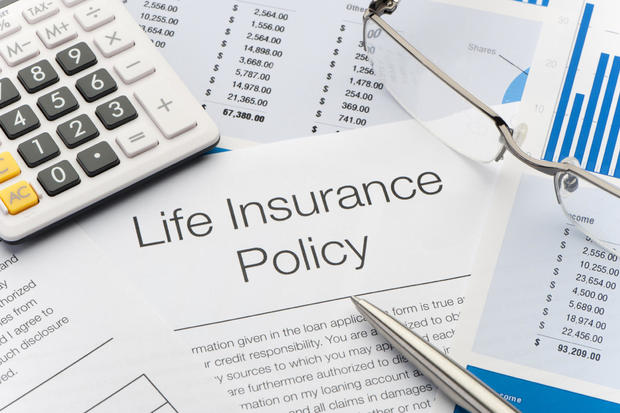 Close up of Life Insurance Policy 
