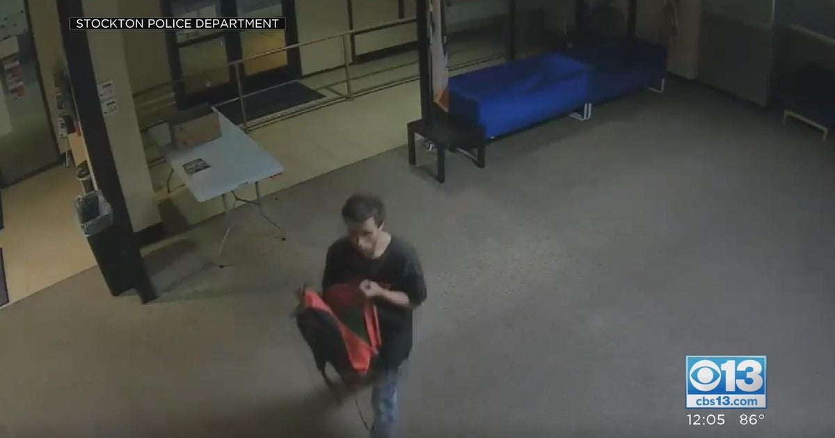 Stockton police asking for help to find person who vandalized a school