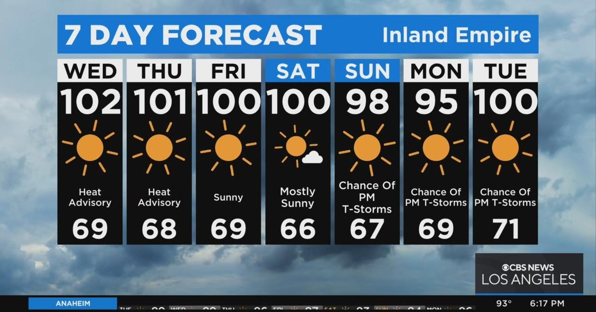 Evelyn Taft's weather forecast (Aug. 16) CBS Los Angeles