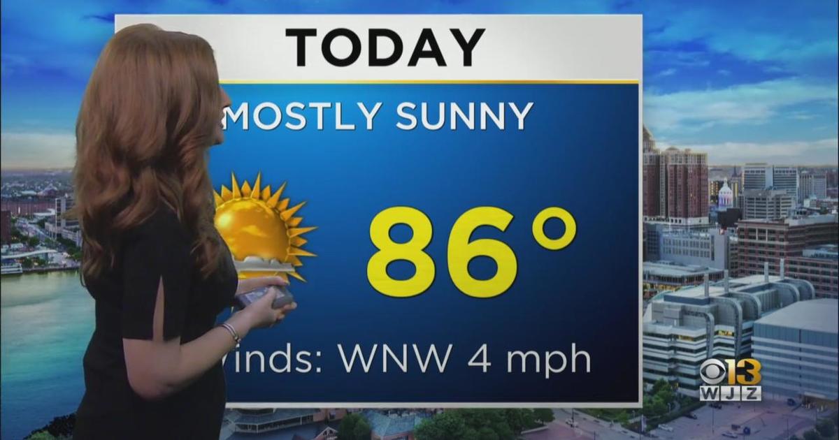 Maryland Weather: Clear Skies & Comfortable Temperatures - CBS Baltimore