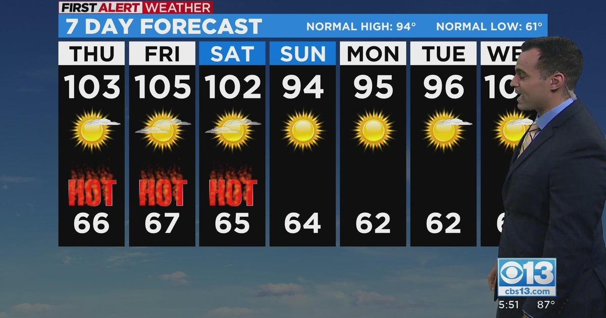 Sacramento evening weather forecast - Aug. 17, 2022
