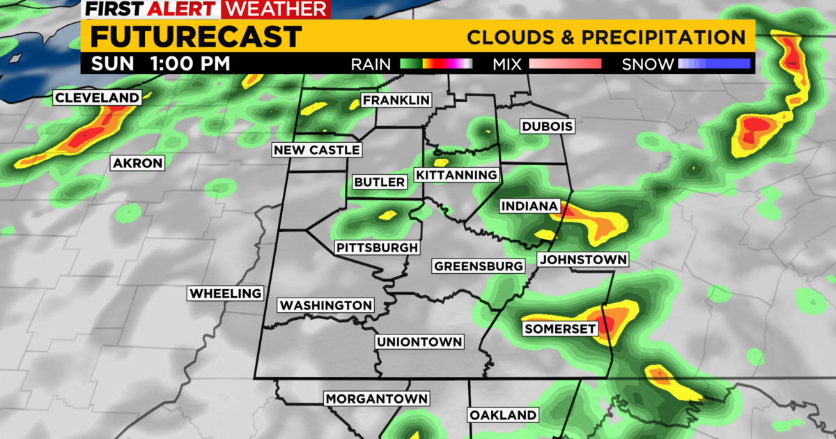 Pittsburgh Weather Spotty showers turn more numerous as weekend