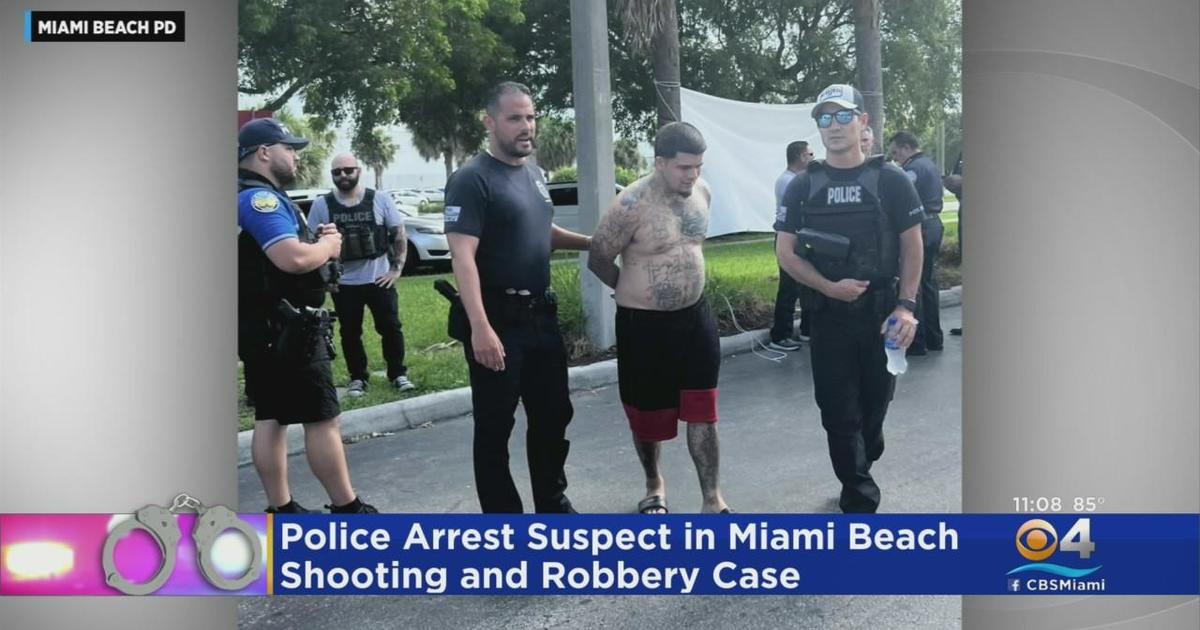 Police make arrest in Miami Beach shooting where robber got away with just 