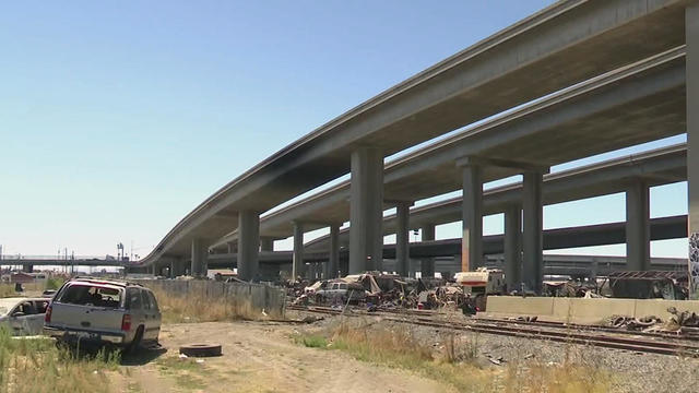 Wood Street Homeless Camp in Oakland 