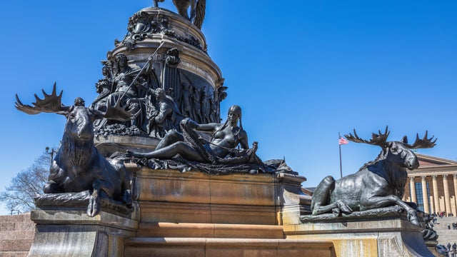 George Washington Monument in Philadelphia 