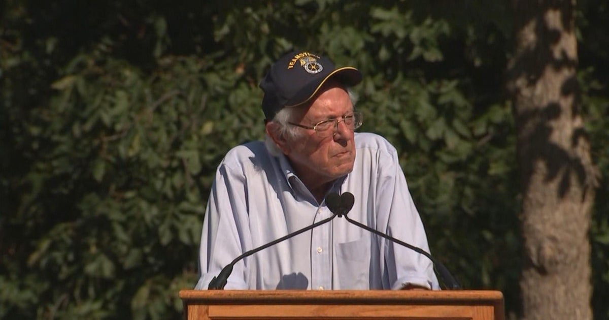 Bernie Sanders holds rally at Independence Mall in Philadelphia to